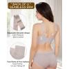 imageHORISUN Womens Seamless Bra Wavy Wireless Full Coverage Padded Smoothing No Underwire Comfort V Neck Bralettes with SupportGrey