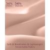 imageHORISUN Womens Seamless Bra Wavy Wireless Full Coverage Padded Smoothing No Underwire Comfort V Neck Bralettes with SupportPink