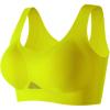 imageHORISUN Seamless Bras for Women Wireless Bralettes Comfort Pullover Bras T Shirt Full Coverage Bra with Support and LiftYellow Green