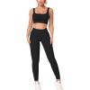 Long Leggings Tanks Black