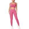 Long Leggings Tanks Pink