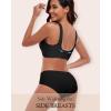 imageHORISUN Seamless Bras for Women Wireless Full Coverage Bra with Support Regular and Plus SizeBlack