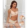 imageHORISUN Womens Wireless Bras No Underwire Push Up Bras Soft Support Comfort Full Coverage Seamless Everyday Bra