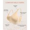 imageHORISUN Full Coverage Bras for Women Smoothing Seamless Wireless Push Up BraNude 3XL