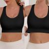 imageHORISUN s Bras Medium Support Seamless Black 2X