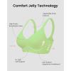 imageHORISUN Womens Bras Wirefree Bras for Women Seamless Soft No Show Push Up BraLemon Green 4XL
