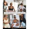 imageHORISUN Womens Bras no Underwire Wireless Bra Comfortable Push Up Seamless Bralettes Soft V Neck Brassiere Full Coverage Everyday Bra White XLarge