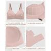 imageHORISUN Soft Everyday Wireless Bra Seamless Bras for Women Comfortable Push Up Bra No Underwire BralettePink1