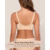 imageHORISUN Seamless Bra Womens Push Up No Underwire Lace Support Full Coverage BraNude