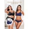 imageHORISUN Wireless Bras for Women Soft Comfortable No Underwire T Shirt Bra Seamless Full Coverage Bras with SupportNavy Blue