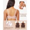 imageHORISUN Wireless Bralettes Comfort T Shirt Bra Seamless Plunge Bras for Women Push Up Bra No Underwire Pink M